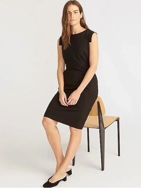J.Crew Resume Dress Black 8P